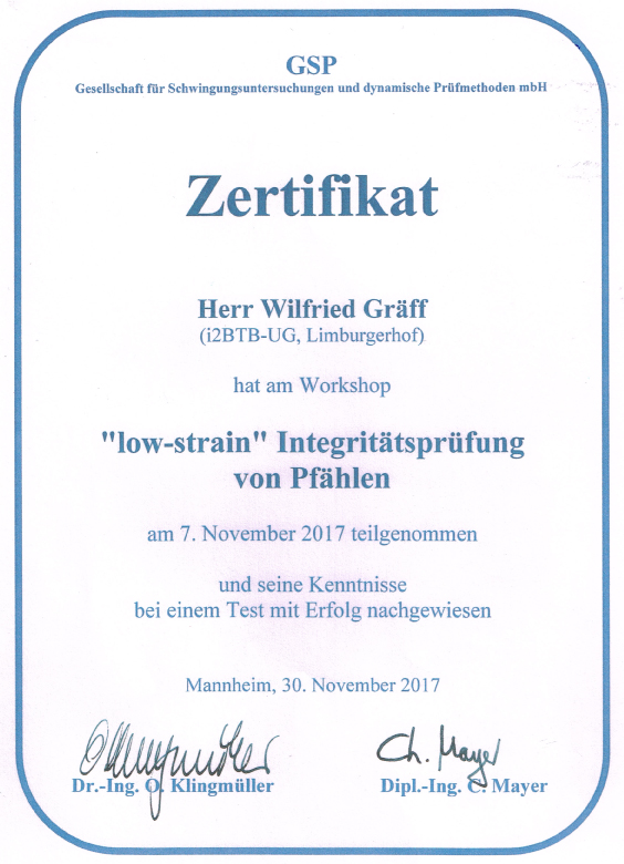 Zertifikat